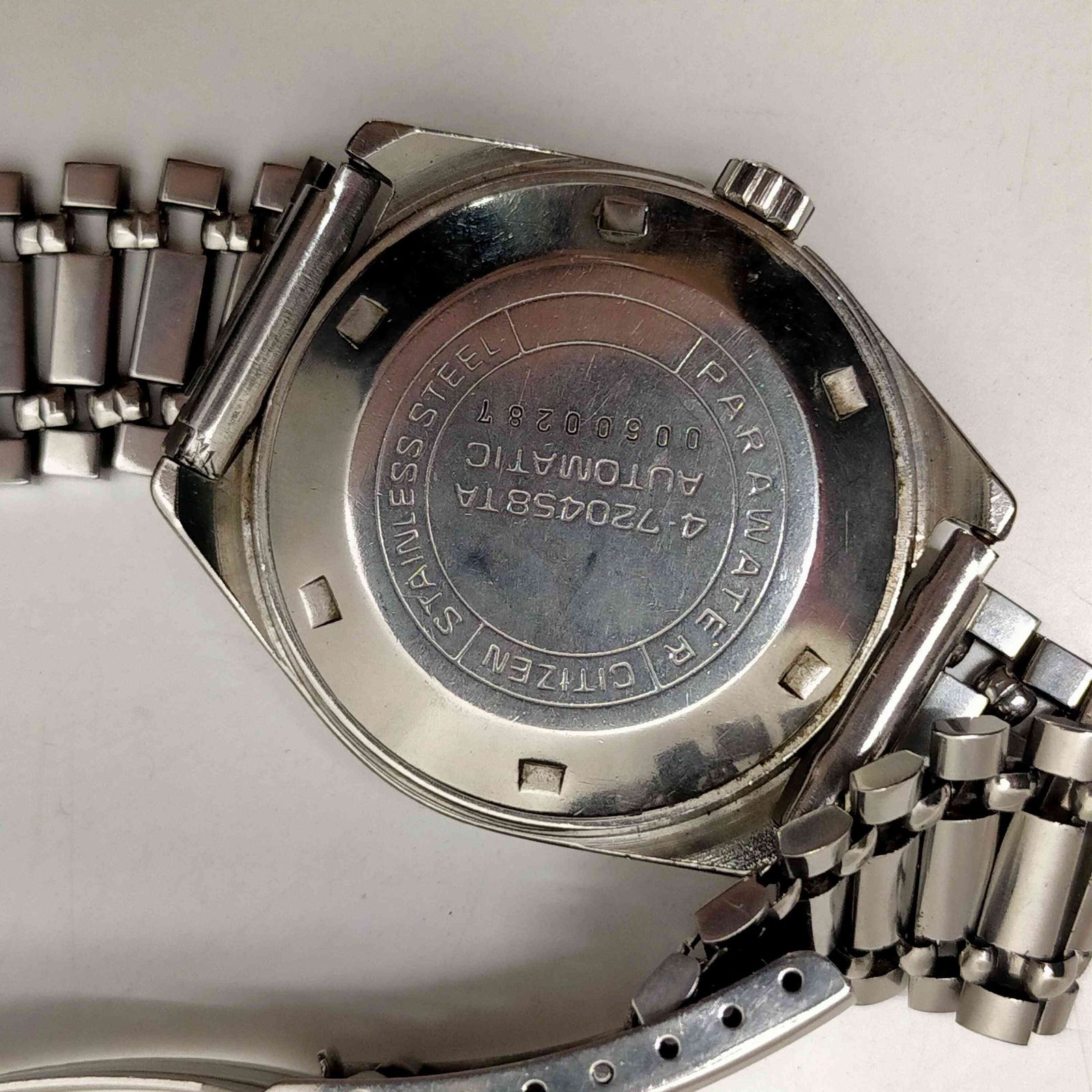 シチズン CITIZEN 70S AUTOMATIC 21JEWELS カットガラス 自動巻き 時計 