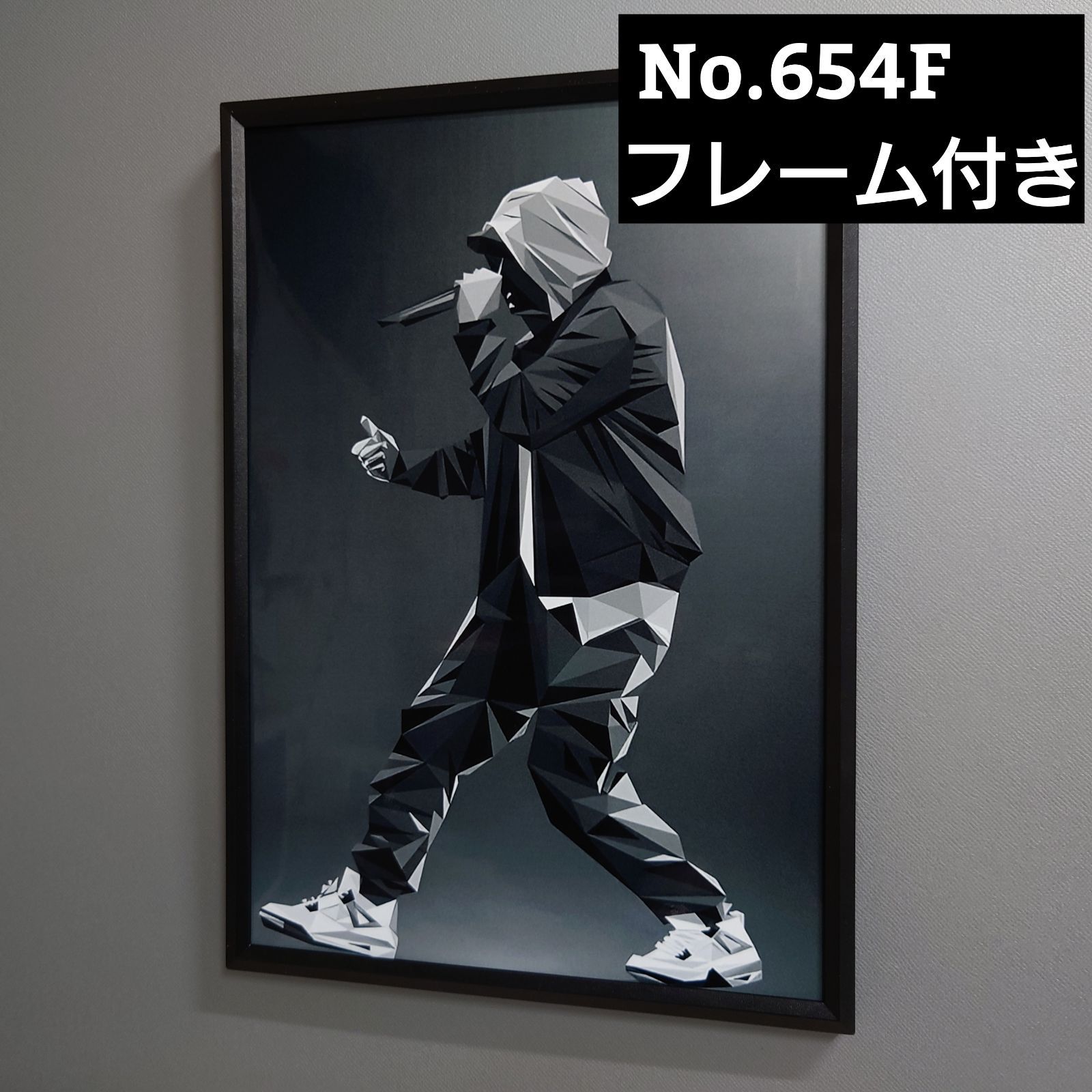 No.654F A4 エミネム EMINEM ポスター 写真 アート ヒップホップ