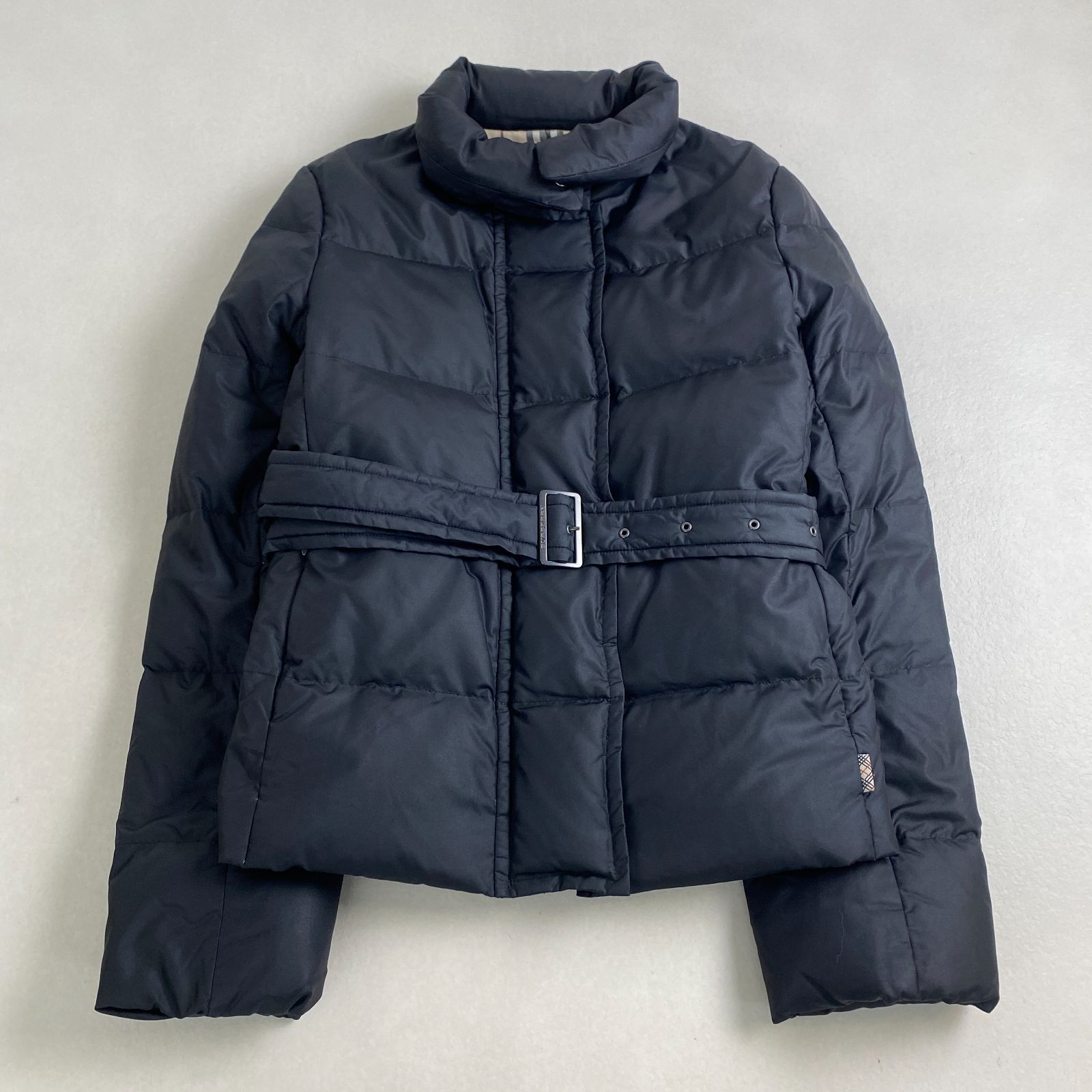 バーバリーロンドン ダウンジャケット ノバチェック ベルト Burberry
