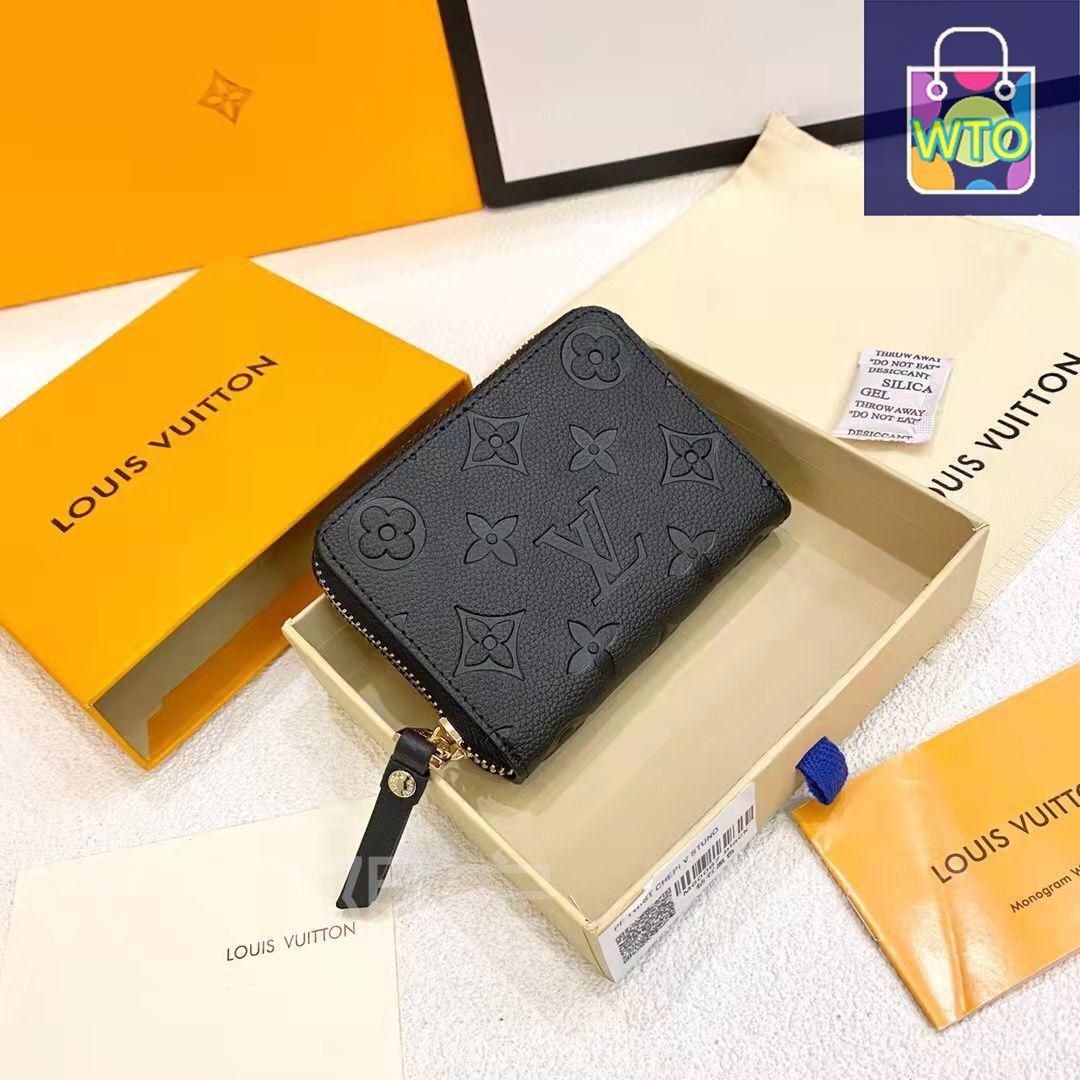 B*Y様 Louis Vuitton 二つ折り財布 ブラック　極美品　正規品　返 B*Y様 Louis Vuitton 二つ折り財布 ブラック 極美品 正規品 返
