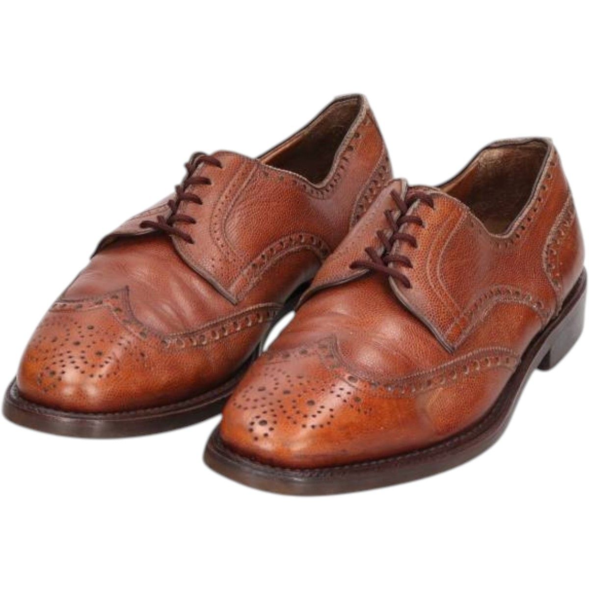 古着 BARNEYS NEWYORK フルブローグ ウイングチップシューズ イタリア製 10M メンズ28.0cm相当/saa014509