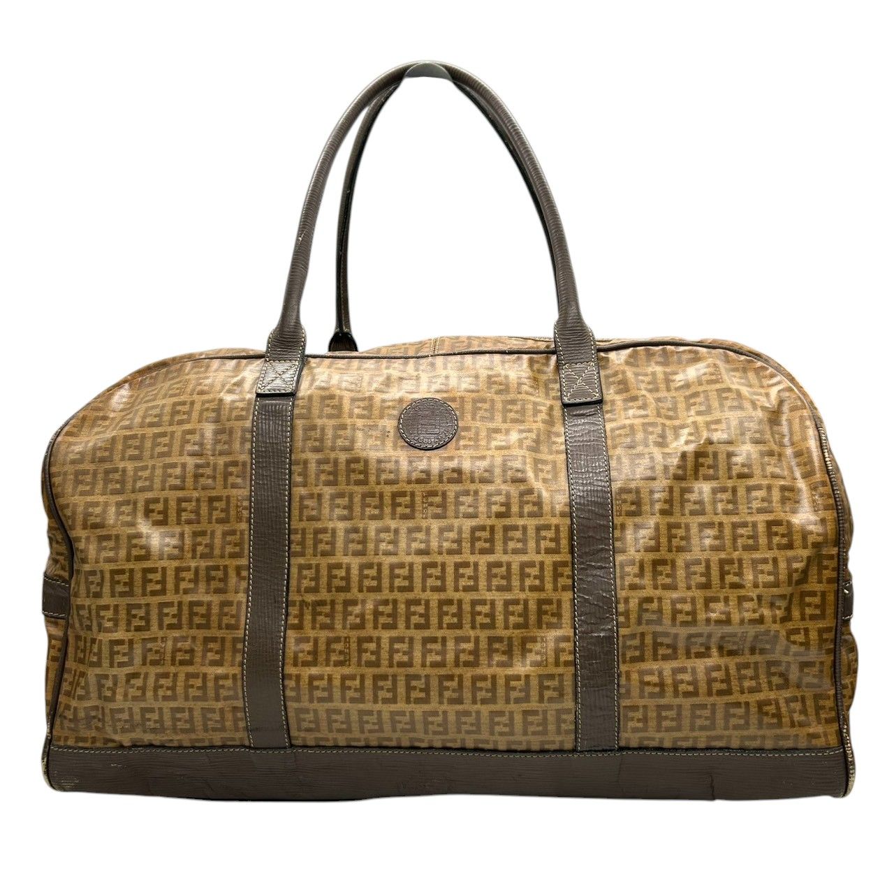 フェンディ FENDI ボストンバッグ 2WAY ショルダーバッグ ズッカ柄 FF