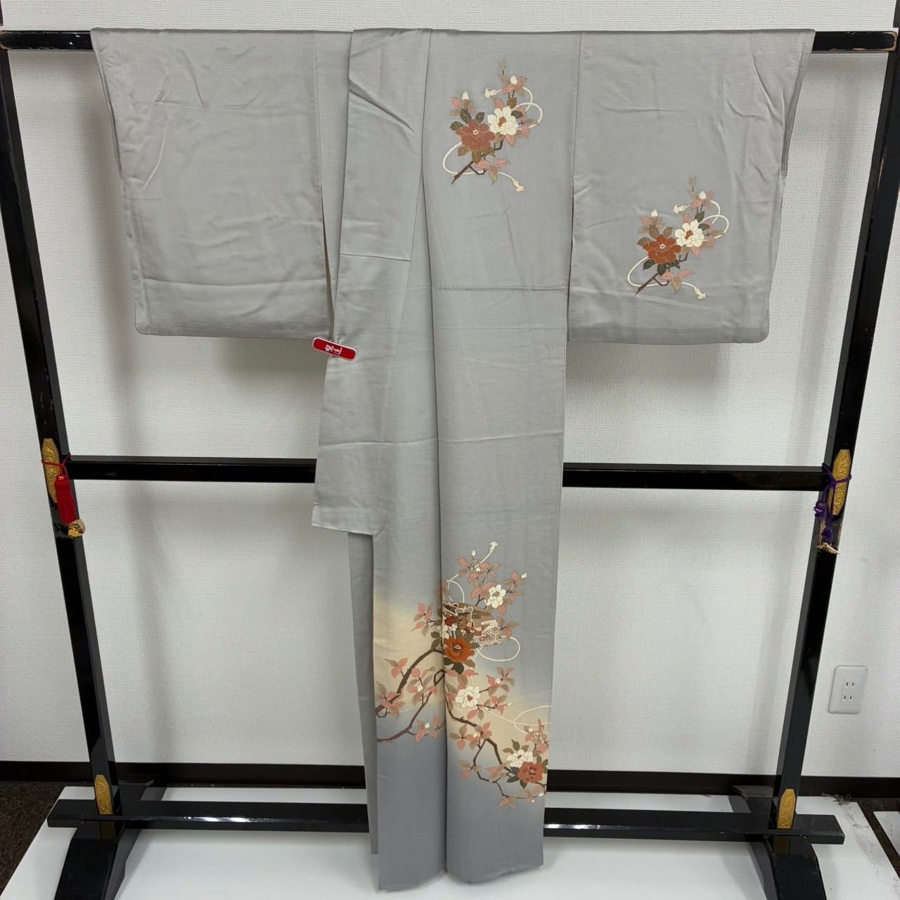 付下げ 金彩 裄66 上品な染め 紋無し 訪問着 正絹 着物 MK-1275 - メルカリ