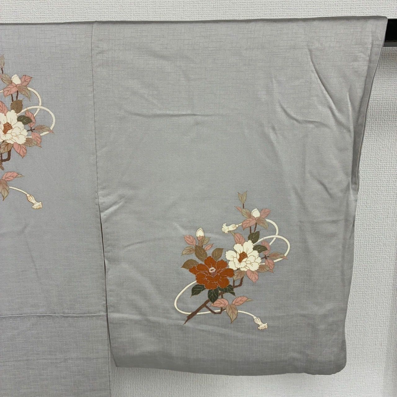 付下げ 金彩 裄66 上品な染め 紋無し 訪問着 正絹 着物 MK-1275 - メルカリ