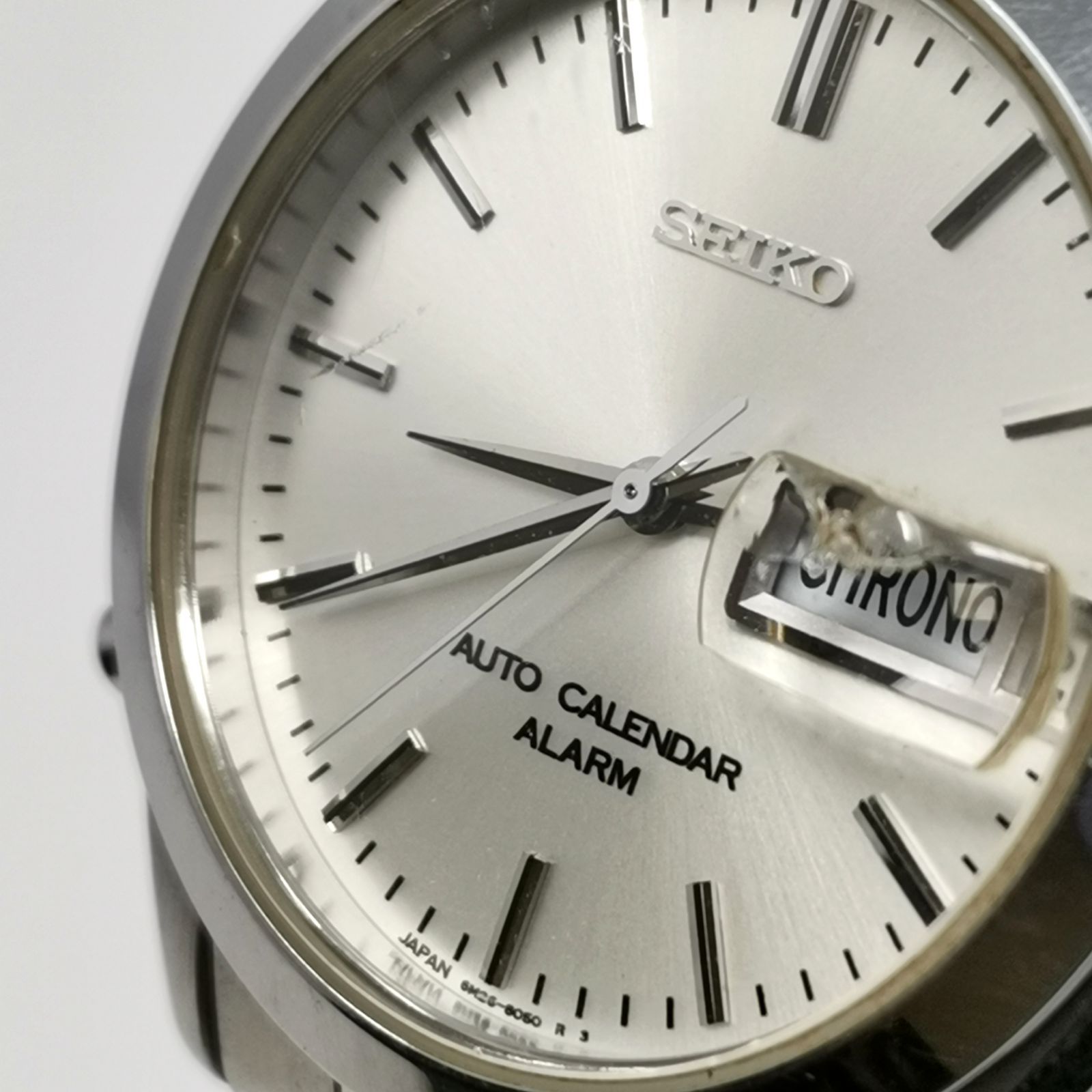 SEIKO ダンシングハンズ オートカレンダーアラーム 66 M 26 8050 シルバー 電池ないため動作未 クオーツ 管理番号