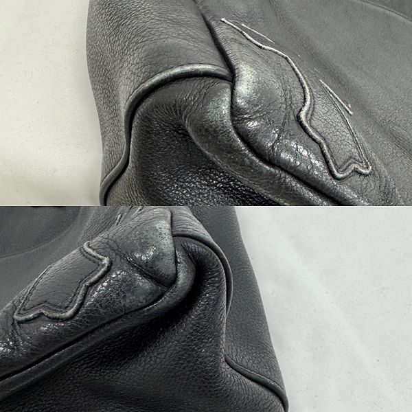 CHROME HEARTS/クロムハーツ 4Pocket Tote/クロスパッチ レザートート