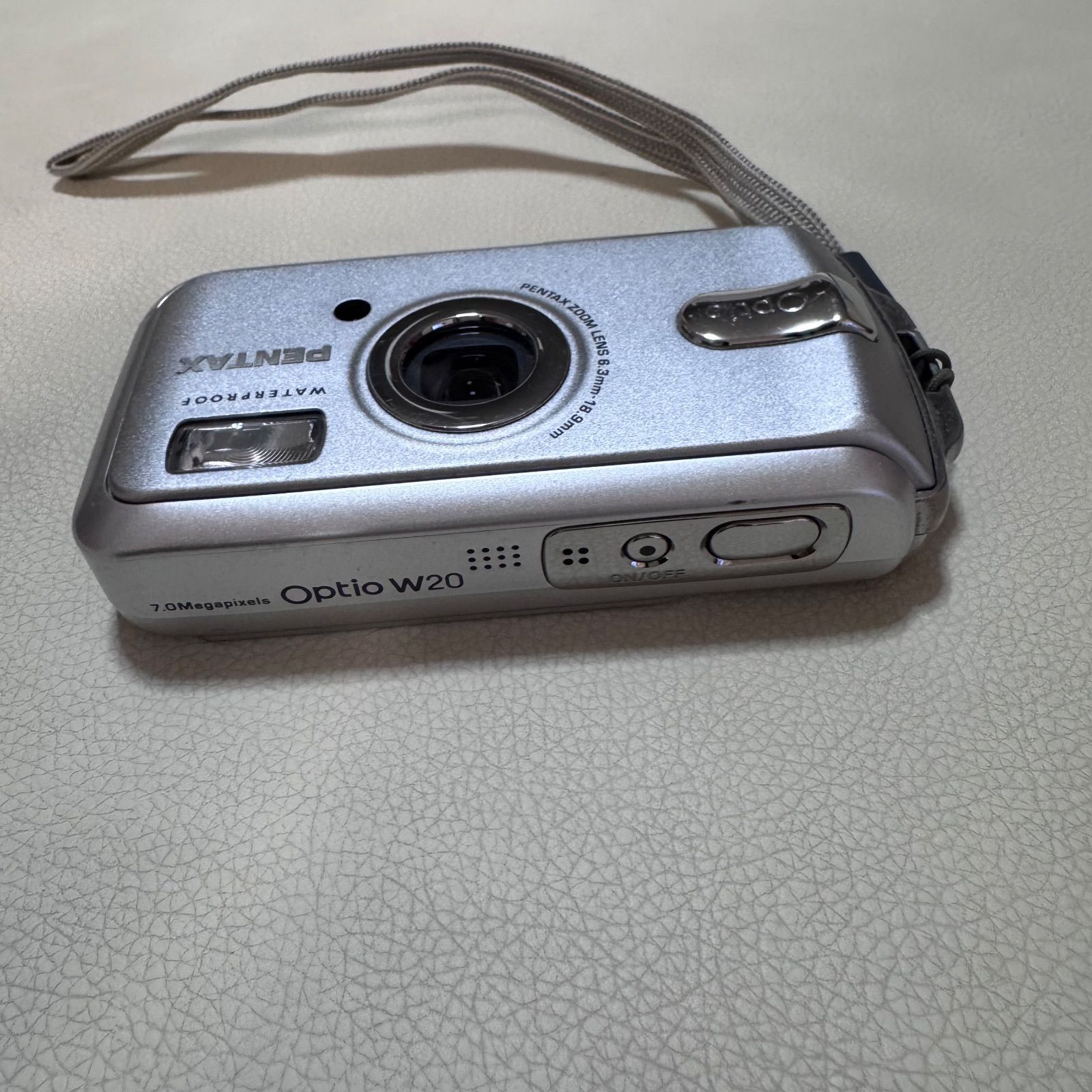 PENTAX ペンタックス Optio W20 防水デジタルカメラ 動作確認済 - メルカリ