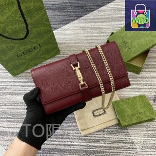 Gucci 長財布　新品未使用 GUCCIの新しい長財布は、洗練されたチェーンテープデザインを採用し
