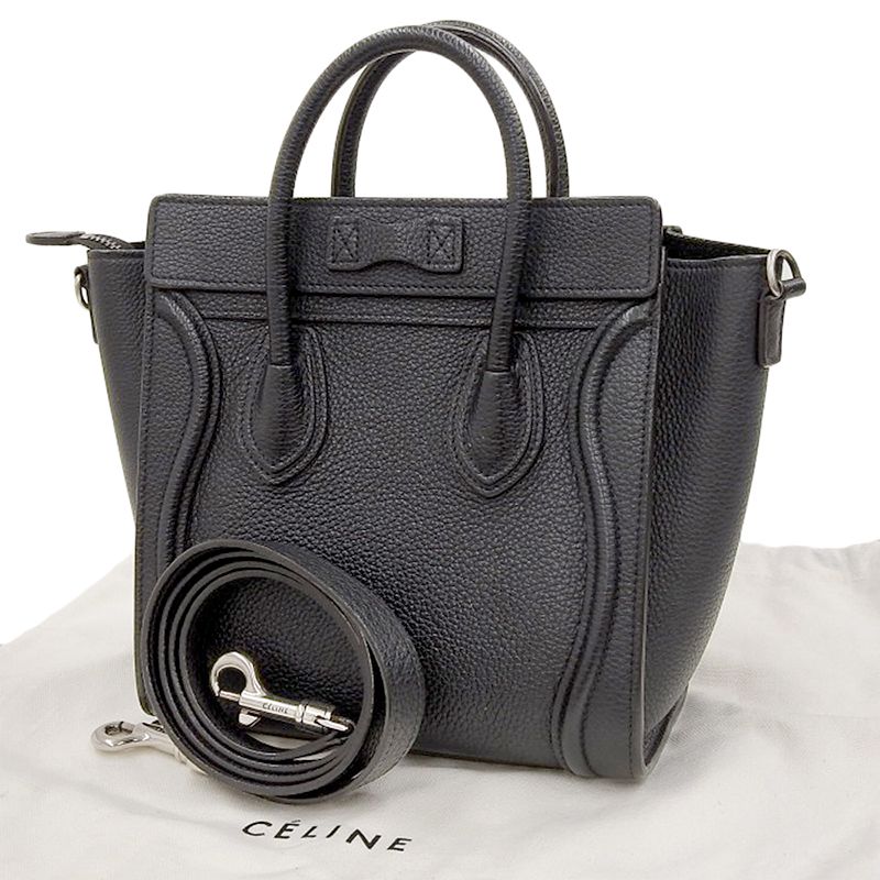 セリーヌ CELINE ラゲージ ナノショッパー 2WAY ハンドバッグ