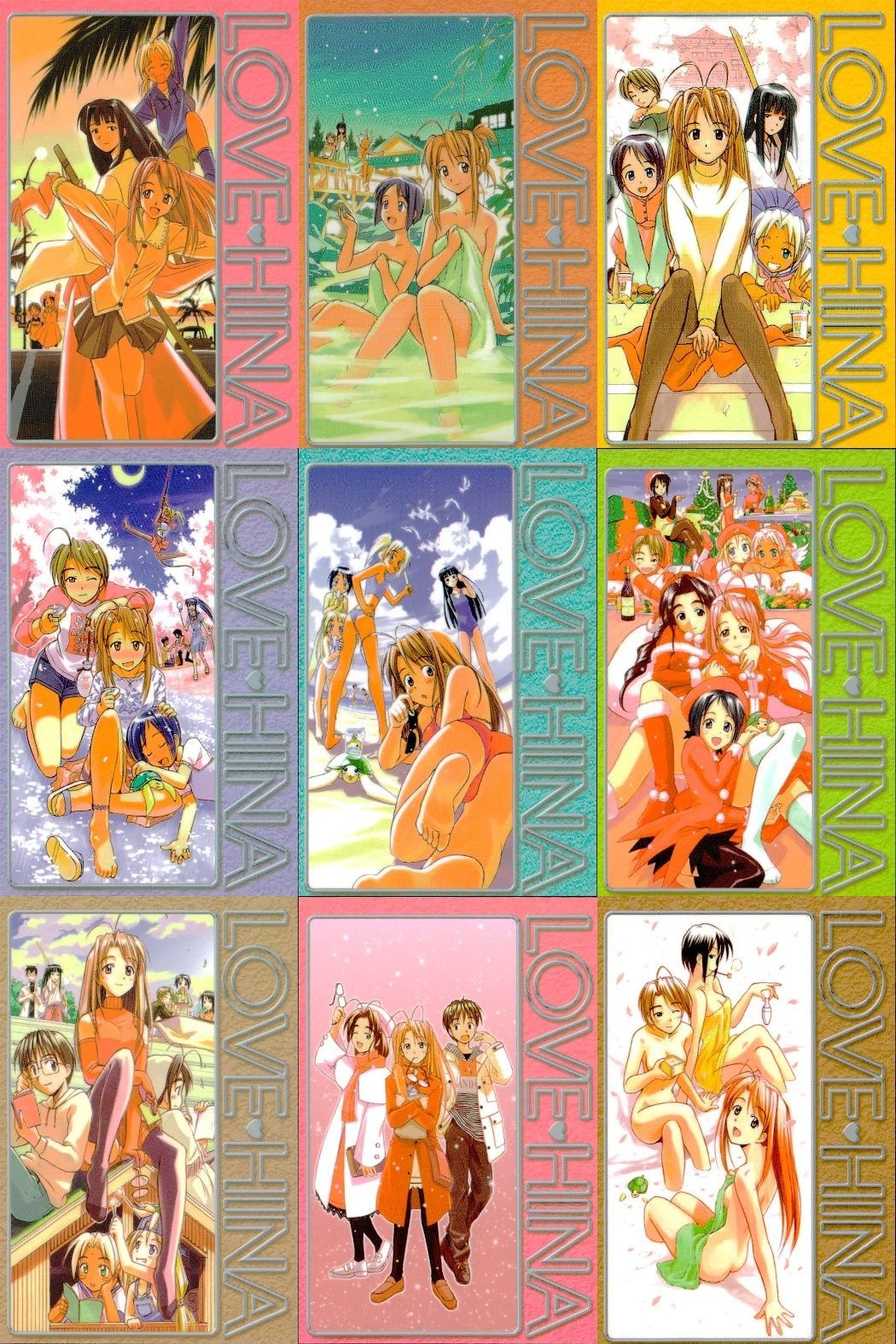 講談社　2002年カレンダー　赤松 健　ラブひなた荘　成瀬川 なる　ポスター 講談社 2002年カレンダー 赤松 健 ラブひなた荘 成瀬川 なる ポスター