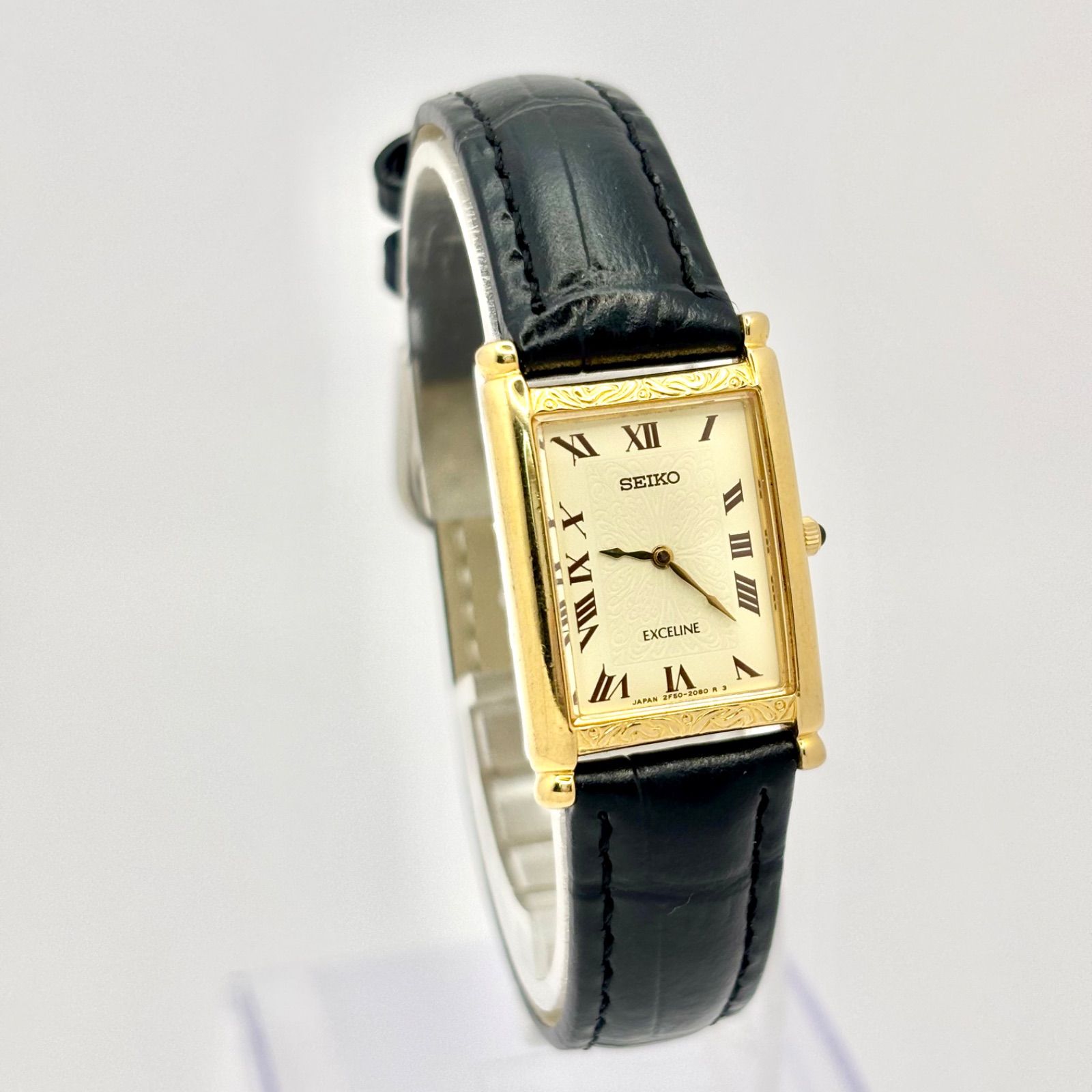 美品/新品電池】SEIKO セイコー EXCELINE エクセリーヌ レディース