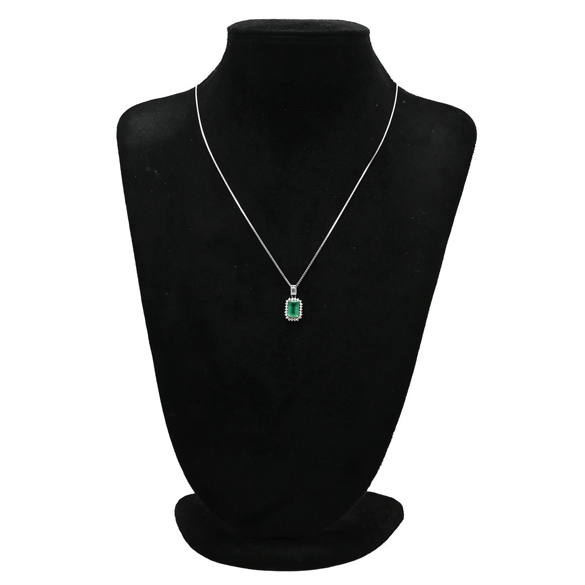 pt900 エメラルド ダイヤモンド ネックレス トップ 大粒 楽天市場】☆大感謝祭【価格交渉】受付中！☆エメラルド ネックレス