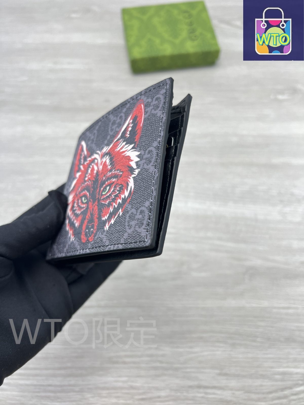 GUCCI グッチ】 『ウルフプリント』 GGスプリーム ウォレット 楽天市場