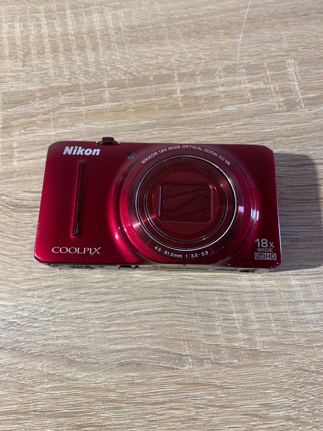 6598 Nikon COOLPIX S9300 レッド デジカメ - メルカリ