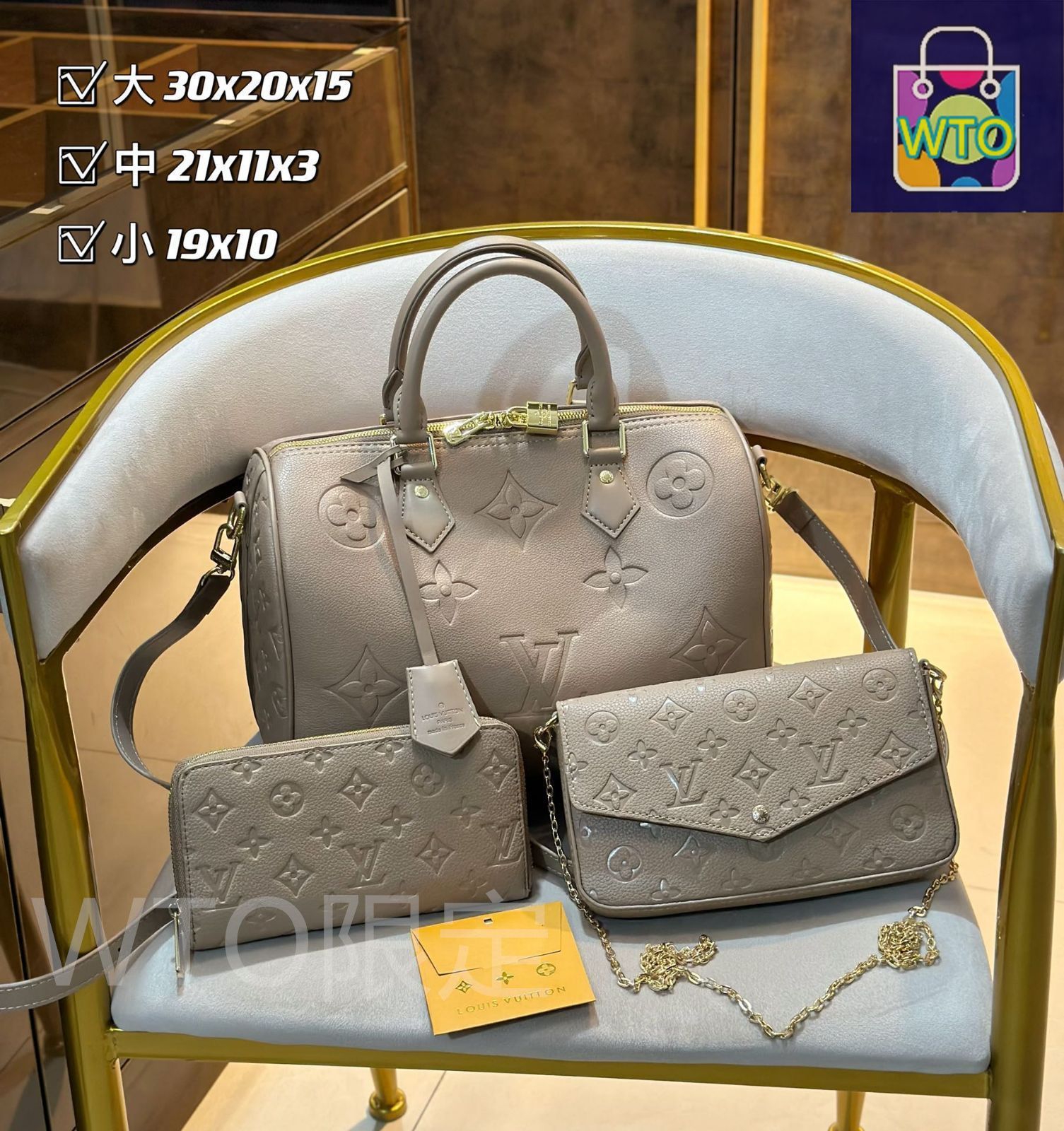 【購入前コメントください( * ॑꒳ ॑*】ルイヴィトン ポルト ルイヴィトン 偽物 ポルトフォイユ・クレア 折りたたみ財布 M83481