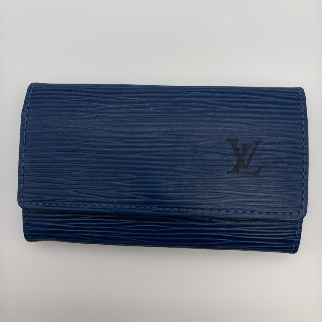 美品⭐️ルイヴィトン キーケース 6連 エピ ミュルティクレ6 ブルー