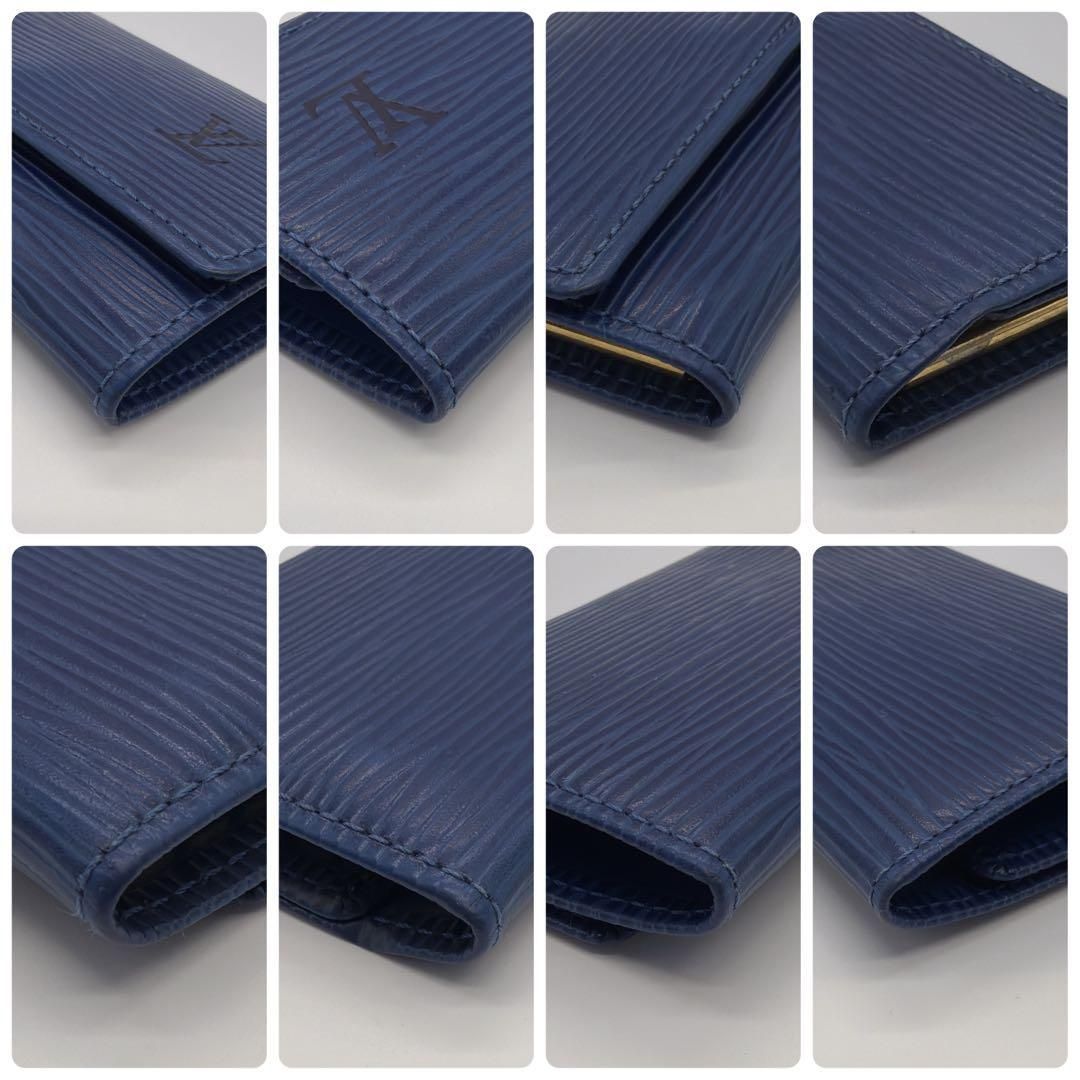 美品⭐️ルイヴィトン キーケース 6連 エピ ミュルティクレ6 ブルー