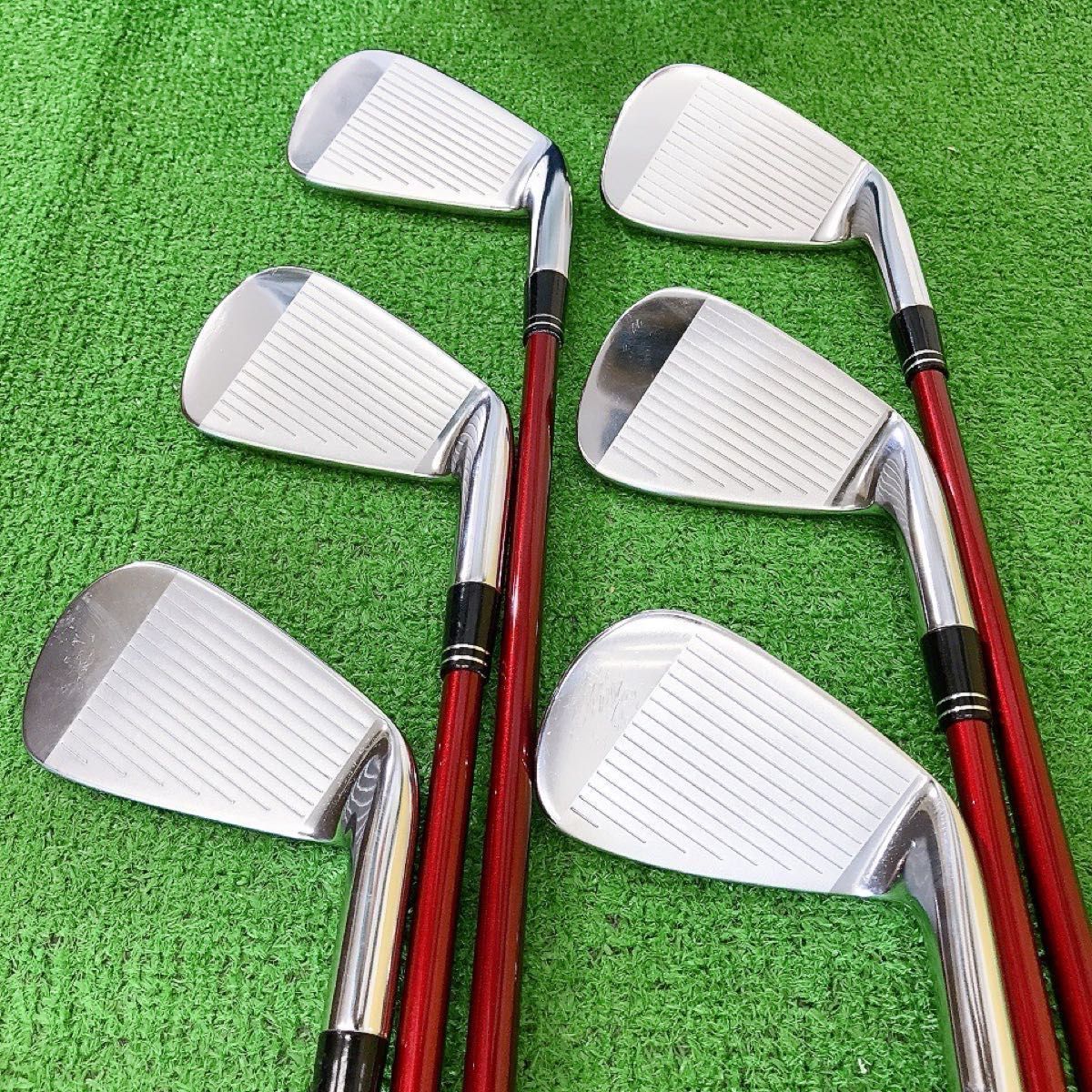 ツ10☆希少左利き用 テーラーメイド R9 純正6本アイアンセット