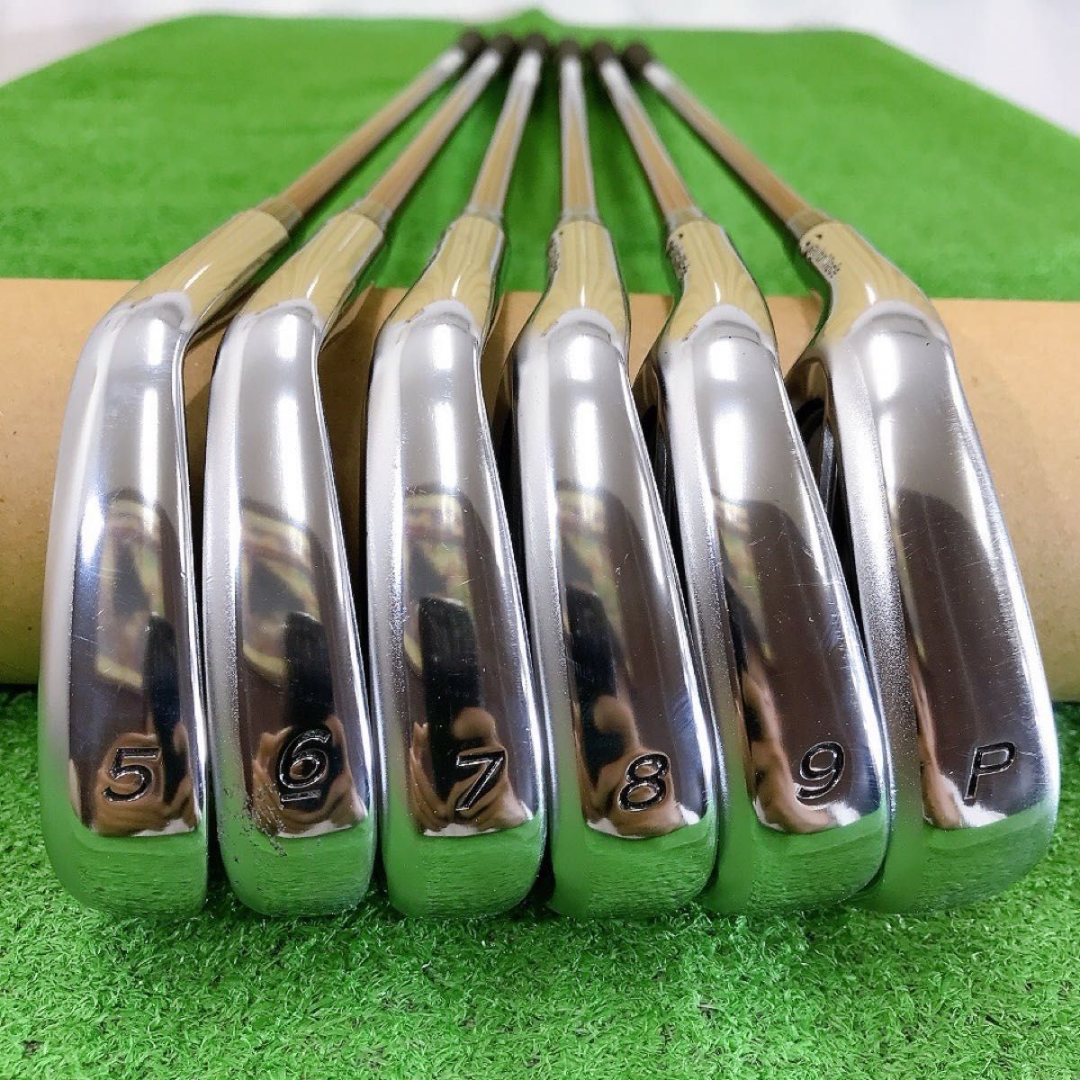 ツ10☆希少左利き用 テーラーメイド R9 純正6本アイアンセット