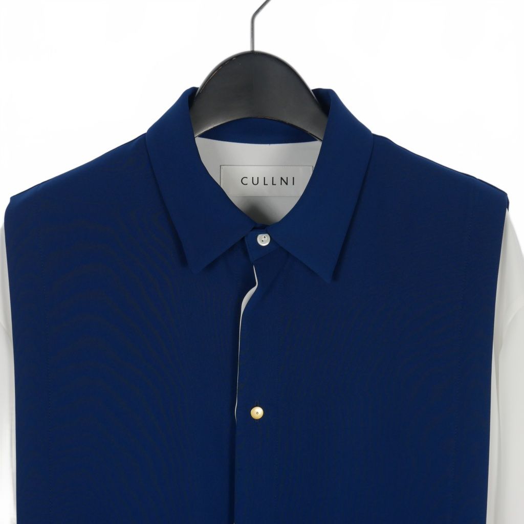 CULLNI 21-AW-016 レイヤードベルトシャツ 【公式通販】