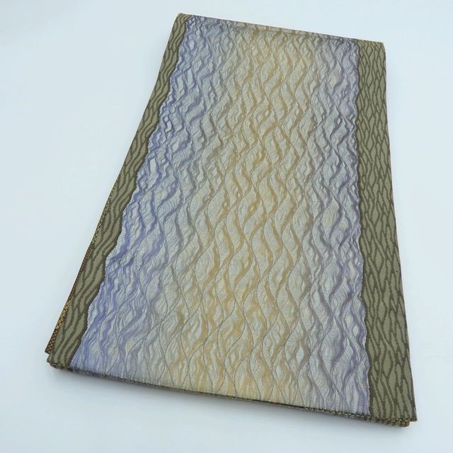 百華❀O-151◇正絹 着物 販売 やまと誂製 両面 フクロウ 袋帯 単品