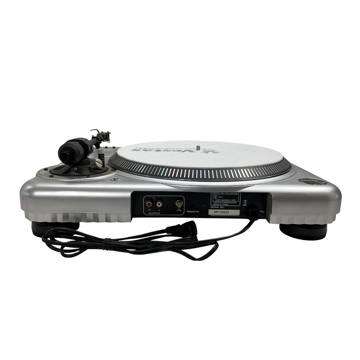 s*o様 【中古】VESTAX ベスタクス ターンテーブル PDX-2000Mk Vestax PDX-2000MK II ターンテーブル DJ 用 ベスタクス 音響機材 中古