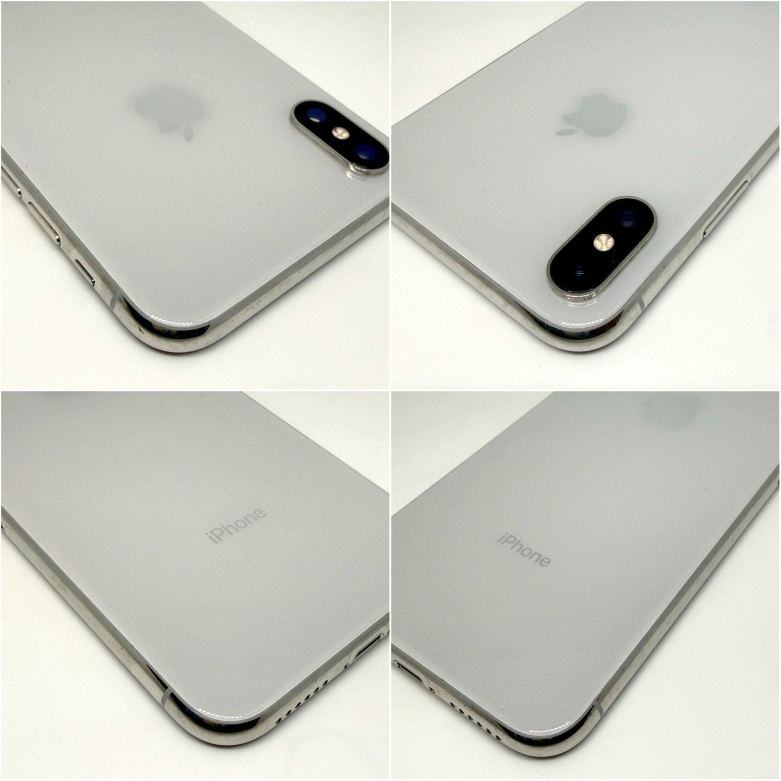 iPhoneX 本体 64GB シルバー バッテリー100％ - メルカリ