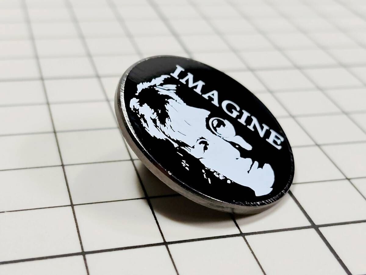 ピンバッジ 3個セット ジョンレノン ピンバッジ イマジン:ジョン・レノン （ビートルズ） #2】D11-18/TUE