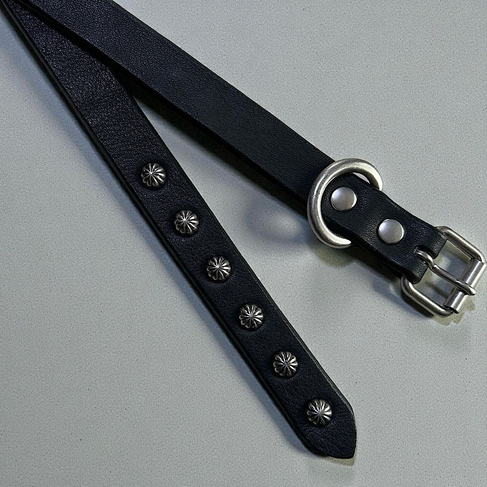 ナローベルト レザーベルト スタッズベルト 栃木レザーベルト ロング