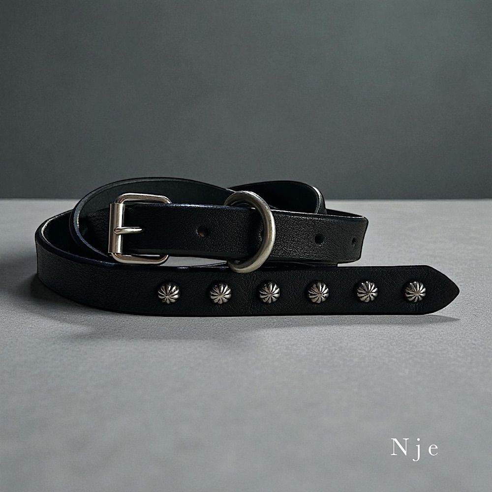 ナローベルト レザーベルト スタッズベルト 栃木レザーベルト ロング