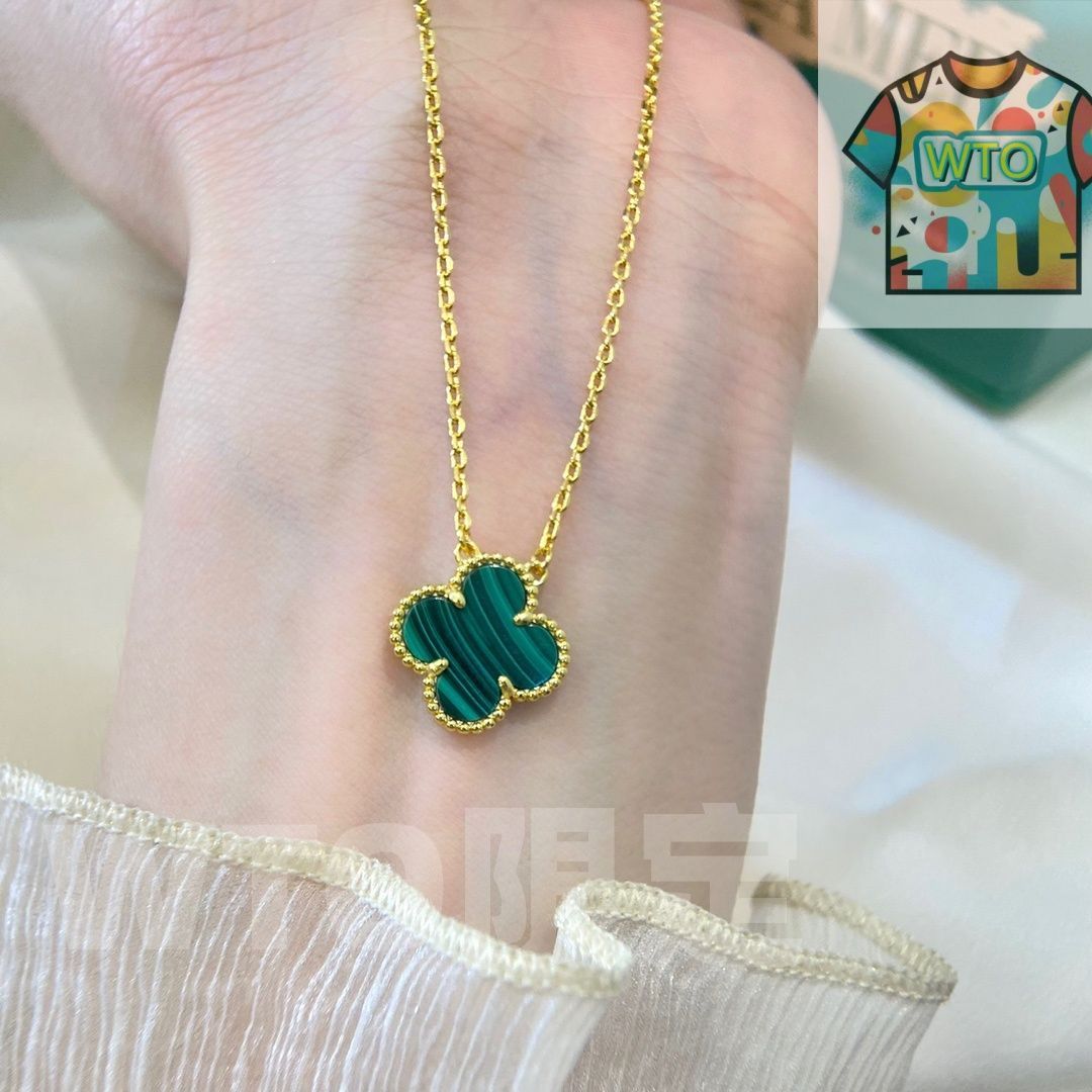 vancleef &arpels アルハンブラ ペンダント 18K マラカイト ヴァンクリーフ＆アーペル ヴィンテージ アルハンブラ ネックレス 18金