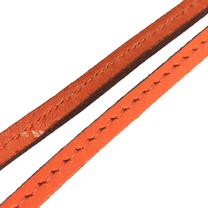 HERMES エルメス ラニエール ネックレス 革紐 レザーネックレス