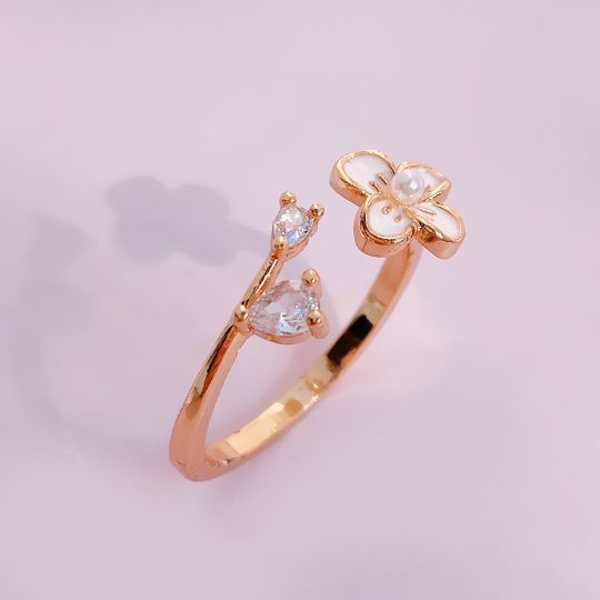 il.elle お花 リング(13号) 楽天市場】指輪 リング サイズ 13号 キュービックジルコニア