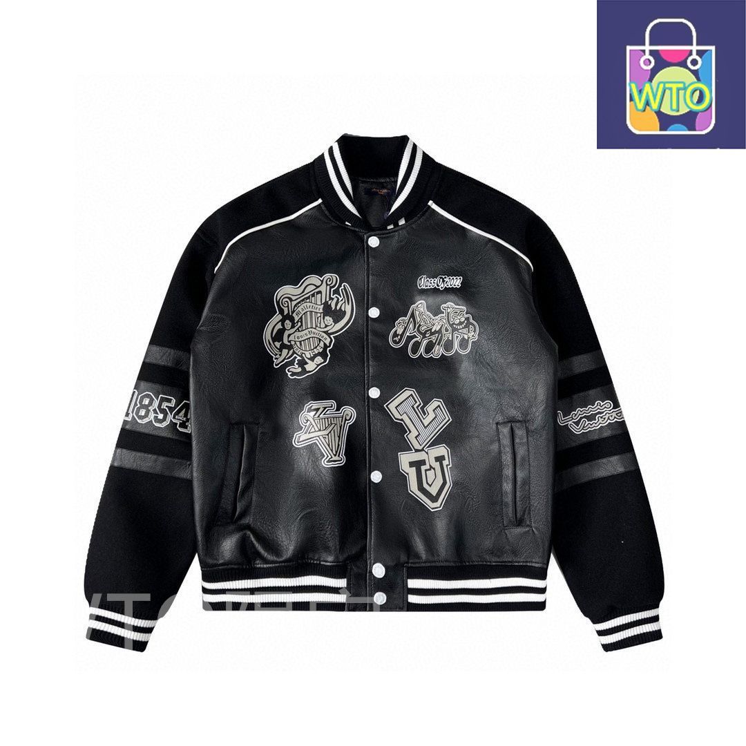 今日特価】Louis Vuitton ルイ・ヴィトン 羊革ベースボールジャケット