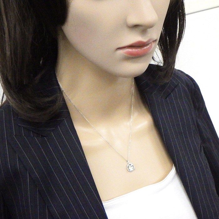 モーブッサン MAUBOUSSIN ネックレス ソレイユ エテ ラウンドサークル  