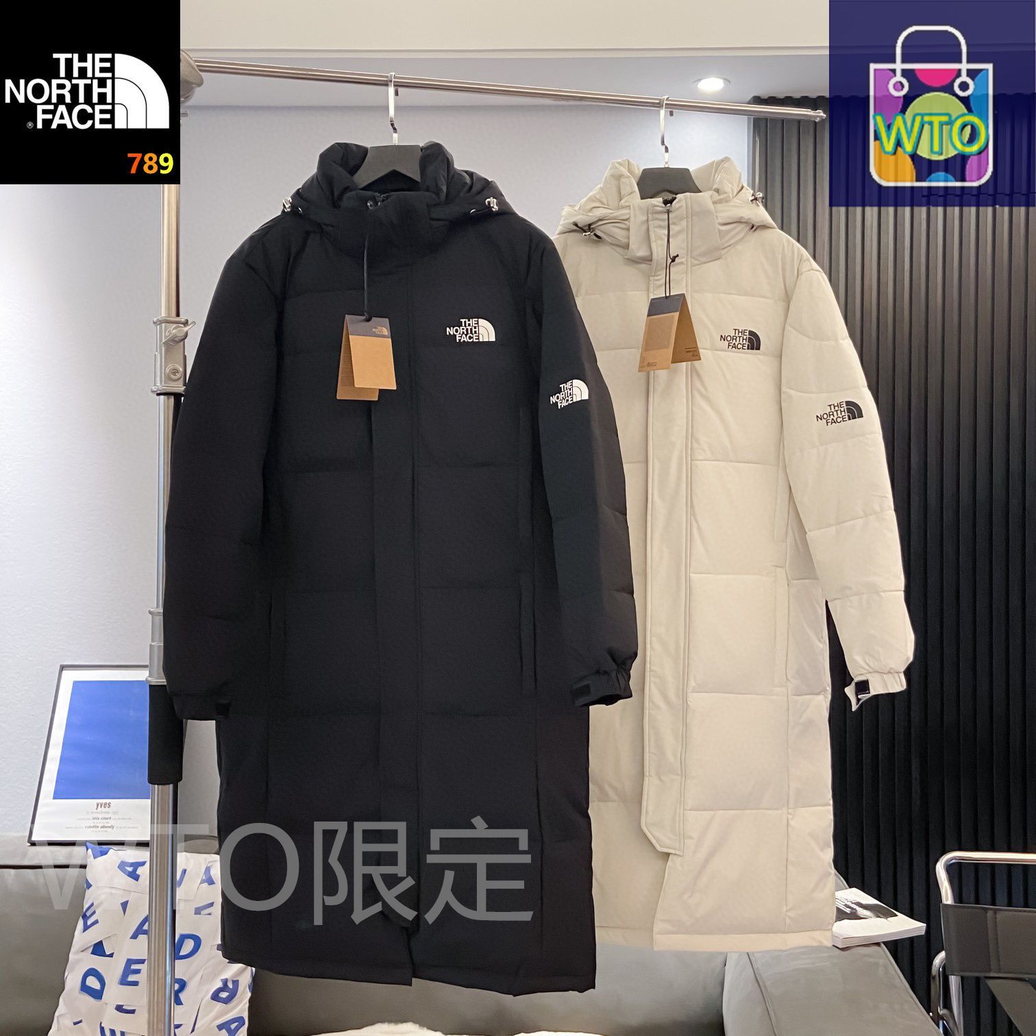 大きめサイズ✨良品✨ノースフェイス ロングダウンコート アイボリー 海外限定 今日特価】The North Face ザ・ノース・フェイス ロングダウン