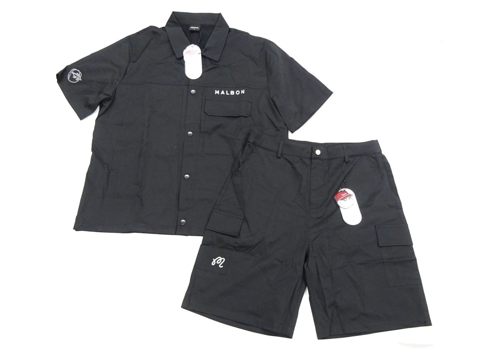 未使用タグ付】MALBON マルボン ゴルフ メンズ セットアップ 上下