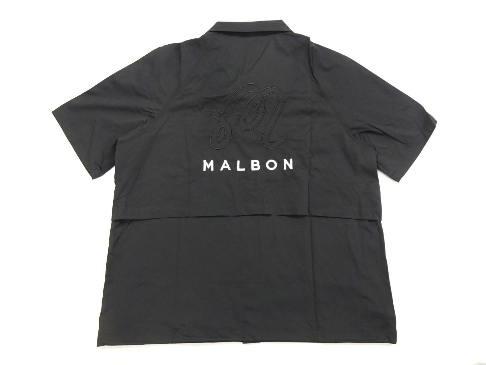 Malbon Golf メンズ セットアップ 黒 ✨Lサイズ 新品 帽子付き⛳ 未使用タグ付】MALBON マルボン ゴルフ メンズ セットアップ 上下