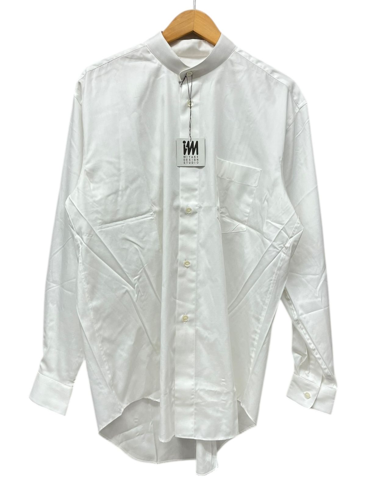 im MIYAKE DESIGN STUDIO イッセイミヤケ 立ち襟 長袖シャツ IMMD