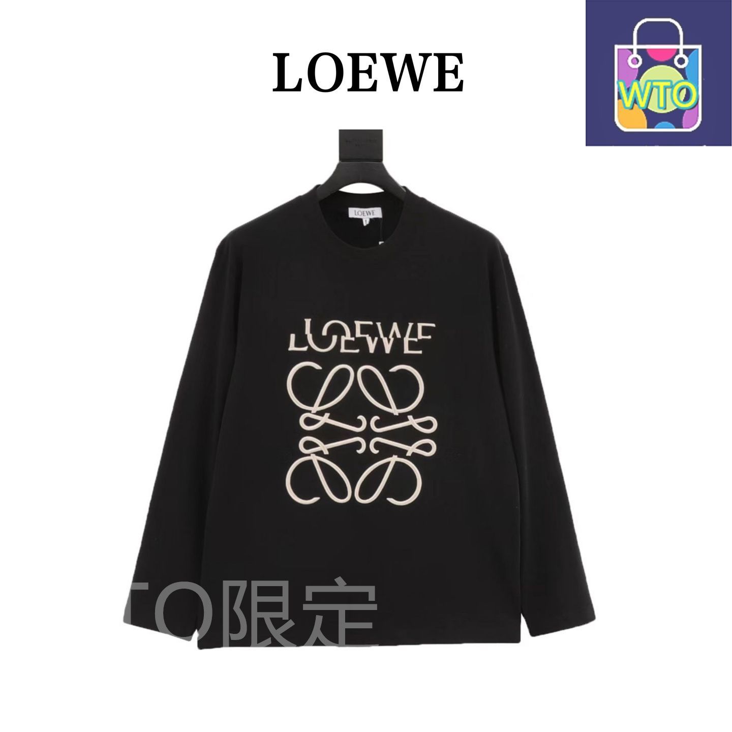 今日特価】Loewe ロエベ クラシックシリーズ 位置違いロゴ立体刺繍
