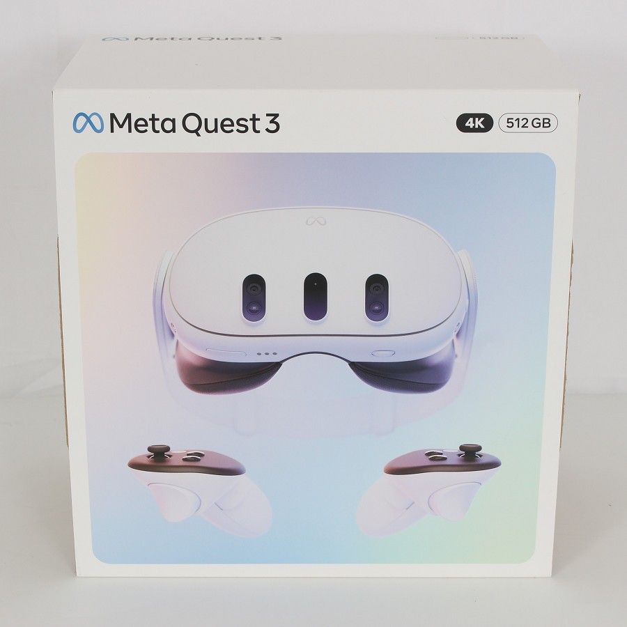 美品】Meta Quest 3 512GB VR ヘッドマウントディスプレイ ヘッド