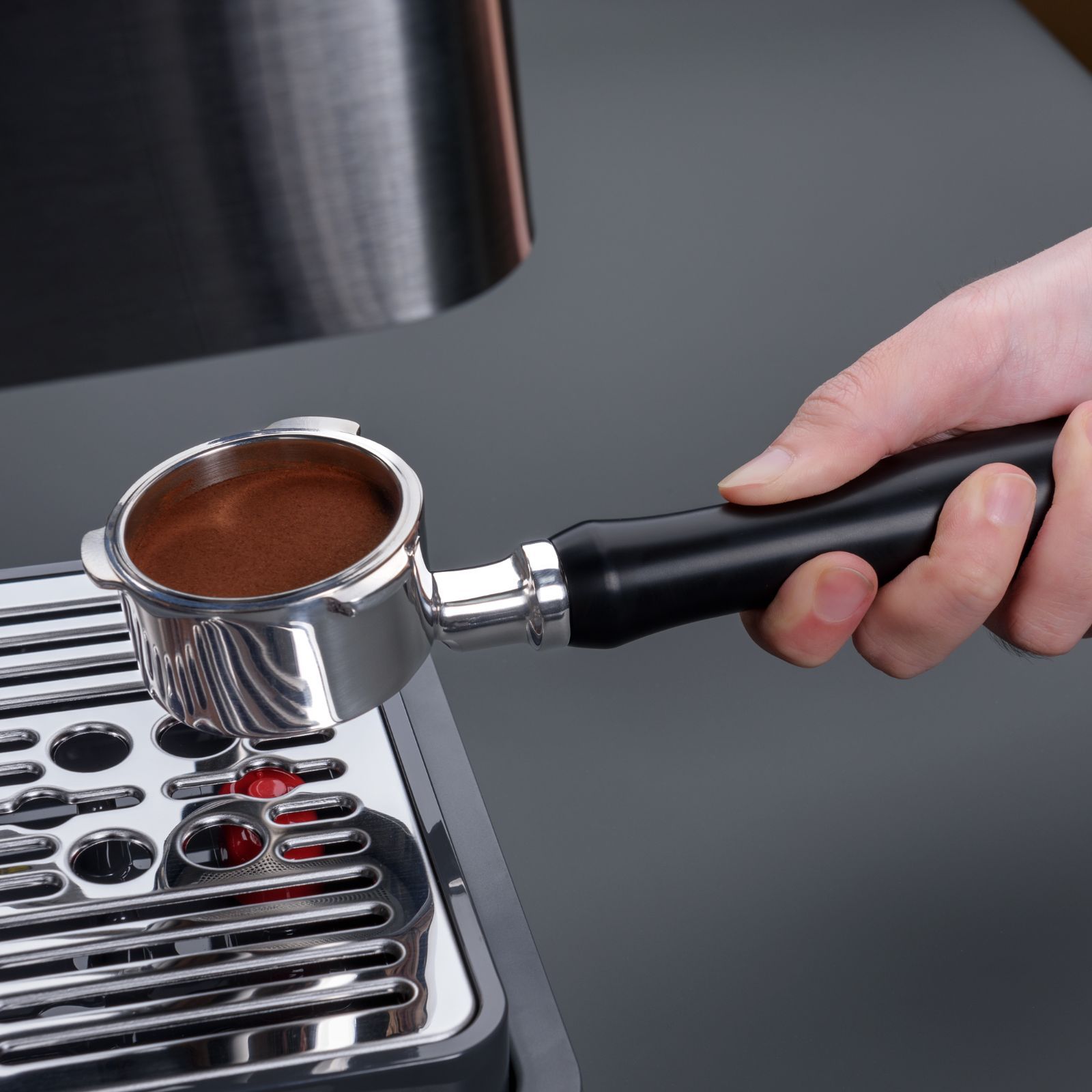 La mellow（ラ・メロウ） デロンギ用ボトムレスポルタフィルター51mm