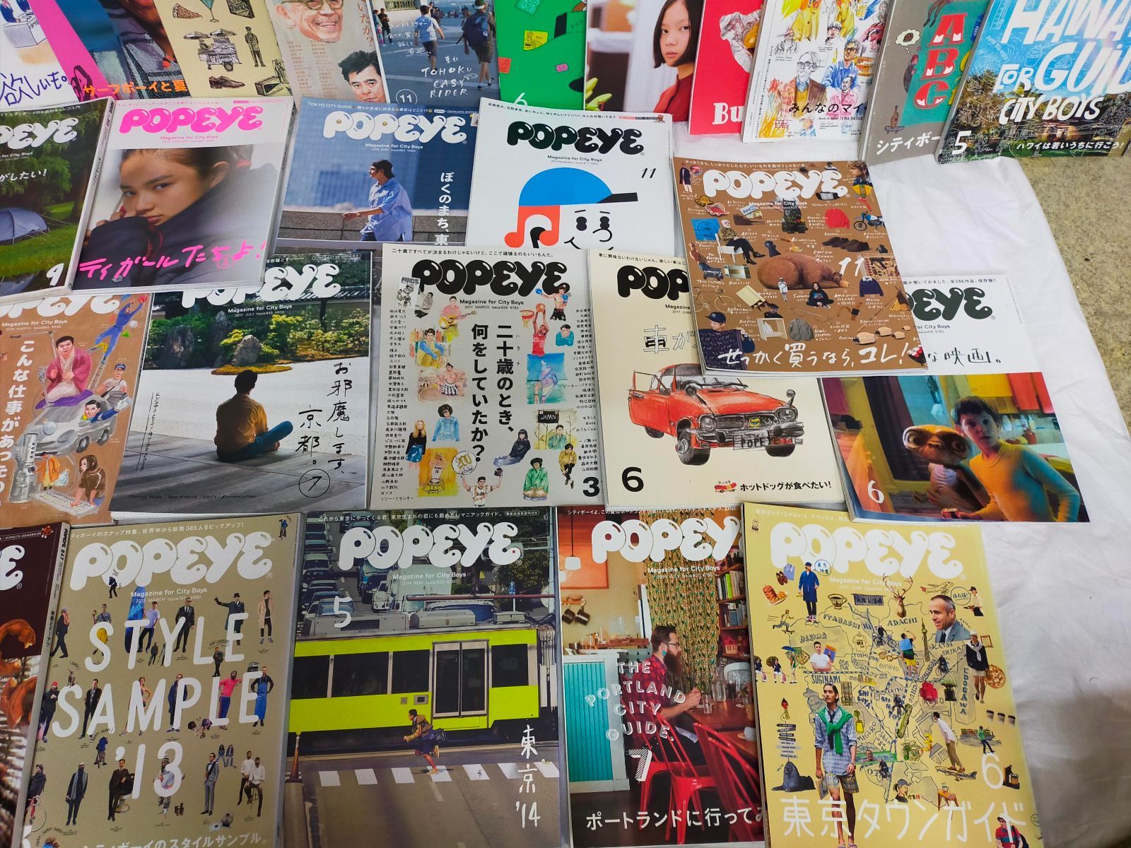 SET-20251118-01 POPEYE（ポパイ）雑誌 まとめ売り 54冊セット 人気