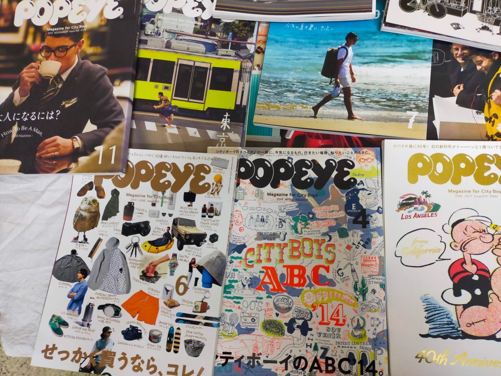 SET-20251118-01 POPEYE（ポパイ）雑誌 まとめ売り 54冊セット 人気