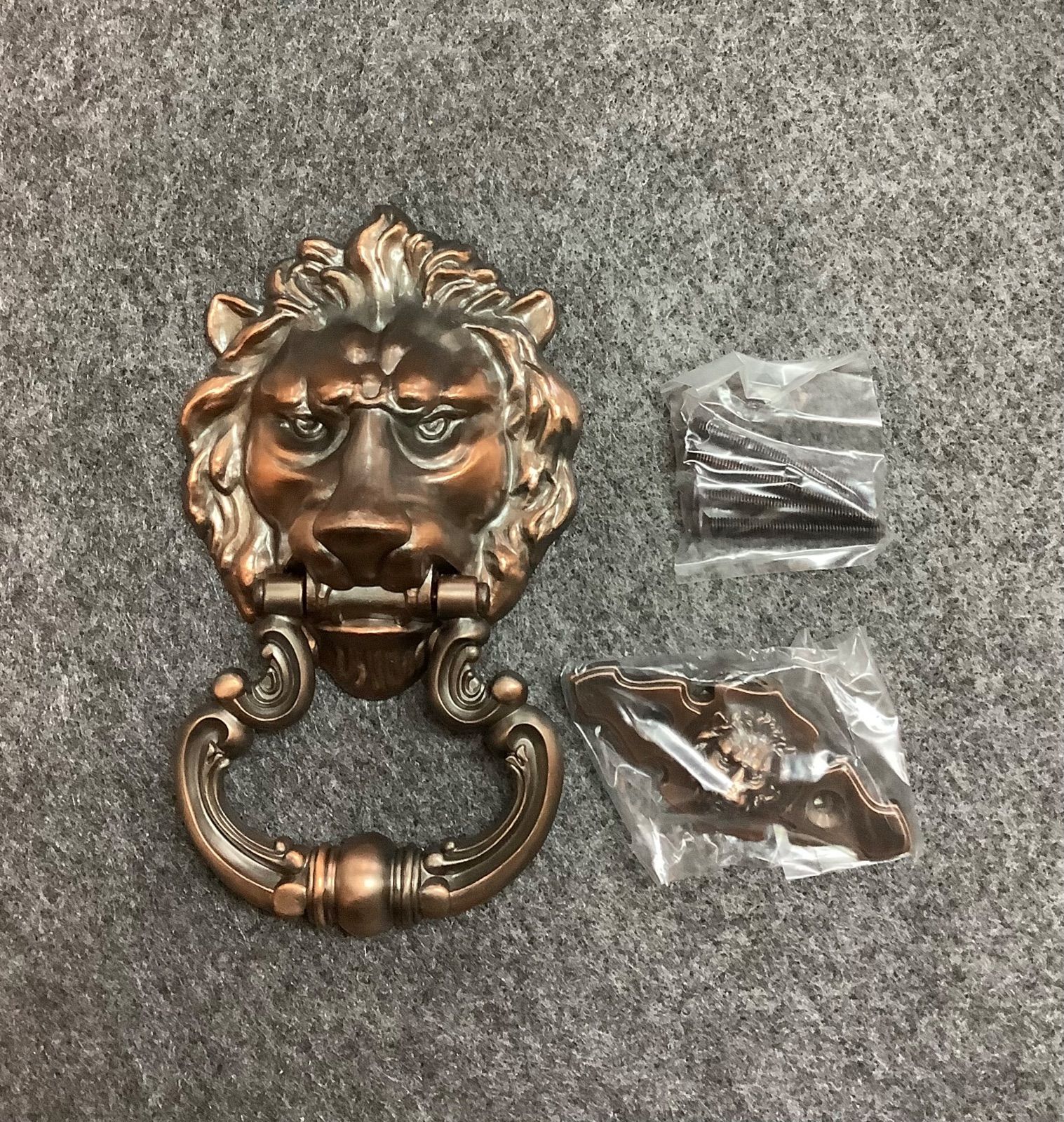 ドアノッカー ライオンノッカー 特大型 長沢製作所 コロナシリーズ