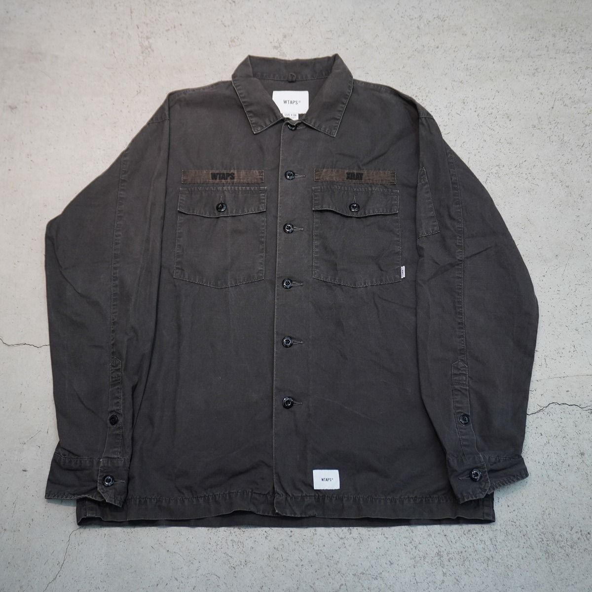 美品WTAPS buds ls サイズ1 s WTAPS 20SS BUDS LS / SHIRT RIPSTOP 黒 S BUDS LS / SHIRT. COTTON