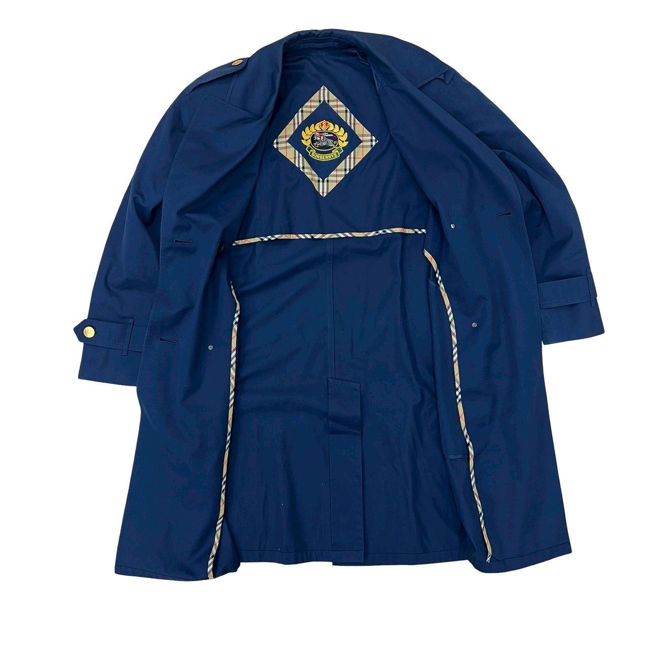 極 美品 Burnerrys バーバリーズ ヴィンテージ シャドーホース
