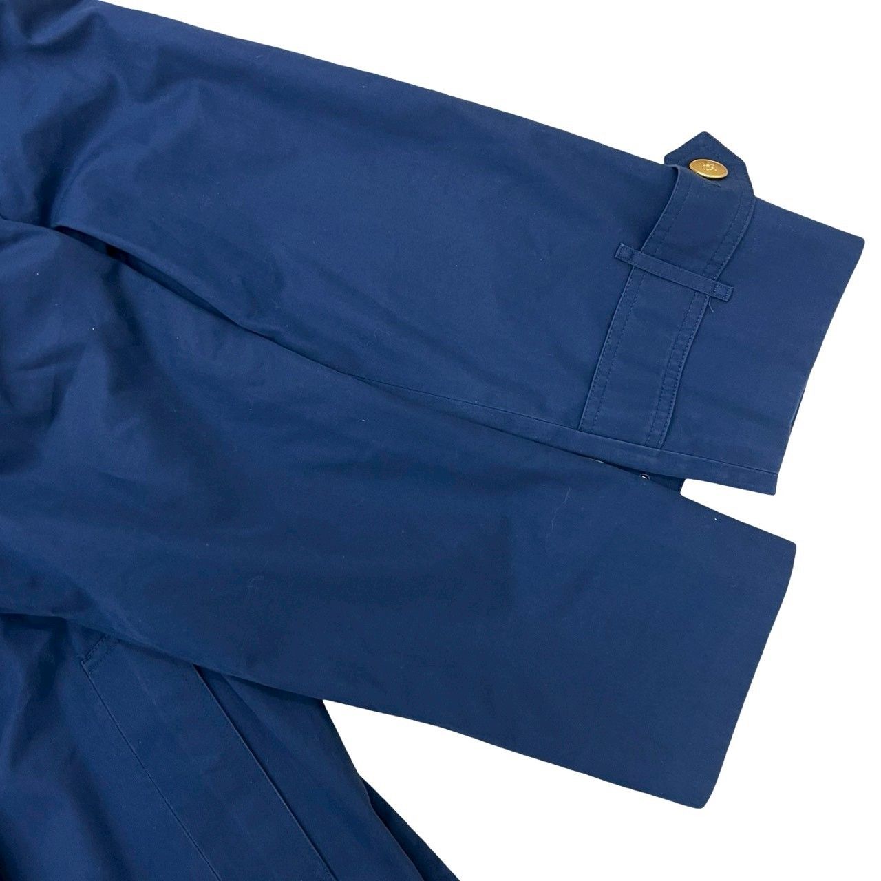 美品　バーバリーロンドン　ピーコート　金ボタン　シャドーホース　濃紺　L相当 美品 バーバリーロンドン ピーコート 金ボタン シャドーホース 濃紺 L