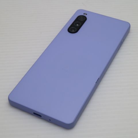 美品 SOG11 Xperia 10 V ラベンダー AU スマホ SONY 即日発送 土日祝