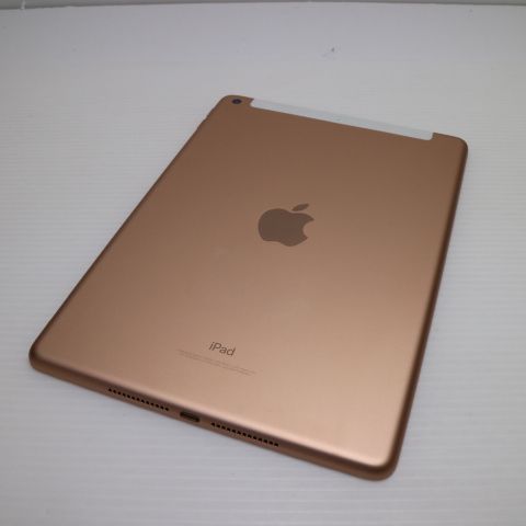 超美品 SIMフリー iPad 第6世代 32GB ゴールド タブレット 白ロム 即日